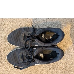 Nike black running shoes - size 10